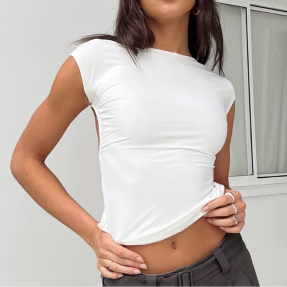 PRINCESS POLLY Rosalinda Top - White